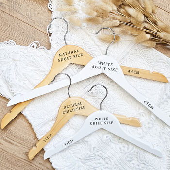 Personalised Wedding Dress Hanger, 2 of 5