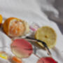 Coral Yellow Hexagon Metal Frame Gradient Sunglasses, thumbnail 2 of 6