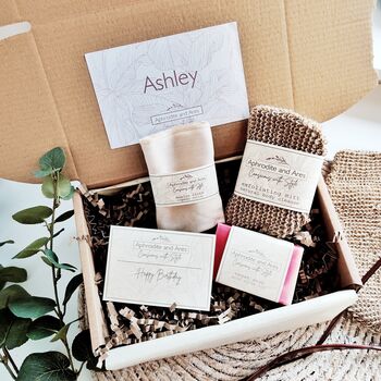 'Just For You' Personalised Zero Waste Vegan Pamper Set, 9 of 12