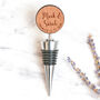 Personalised Wood Engagement Bottle Stopper, thumbnail 1 of 5