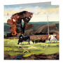 Blackmore Vales Cows Greetings Card, thumbnail 2 of 7