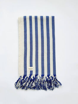 Brighton Stripe Hammam Towel, 2 of 12