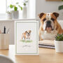 English Bulldog Just To Say Card, thumbnail 2 of 6