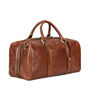Personalised Small Leather Travel Bag 'Flero Small', thumbnail 7 of 12