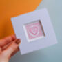 Love Hearts Mini Art Print, thumbnail 3 of 8