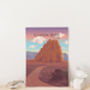 Capitol Reef National Park USA Travel Poster Art Print, thumbnail 3 of 8