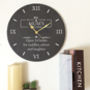 Mum's Kitchen Personalised Slate Clock, thumbnail 1 of 3