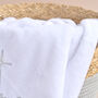 Personlaised Faux Fur White Blanket For Christening, thumbnail 6 of 8