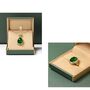 Monaco D’or Gold Emerald Beige Ombré Travel Jewellery Box, thumbnail 3 of 7