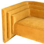 Valencia Gold Velvet Sofa, thumbnail 9 of 9