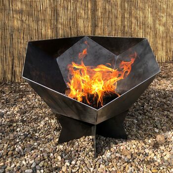 Dodi Compact Personalised Steel Firepit, 4 of 4