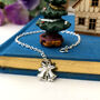 Personalised Serling Silver Jingle Bell And Initial Star Christmas Bracelet, thumbnail 2 of 11