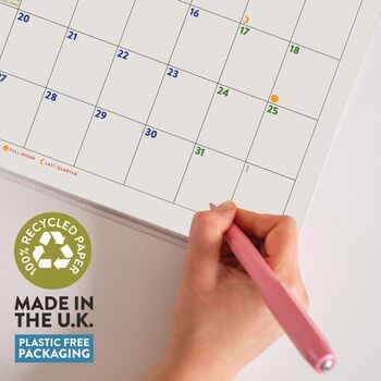 2027 Wall Calendar | Folk Art Plantscapes, 4 of 4