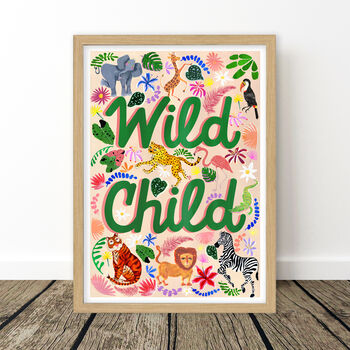Wild Child Safari Kids Print, 7 of 10