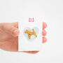 Irish Terrier Gold Plated Enamel Pin Badge, thumbnail 1 of 4