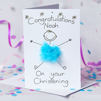 Handmade Personalised Baby Congratulations Card, 2 of 2