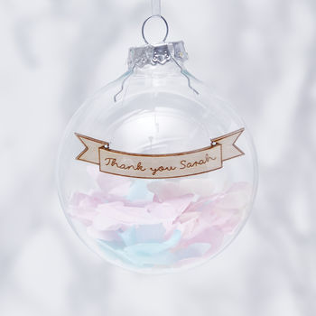 Personalised Confetti Bauble, 8 of 11
