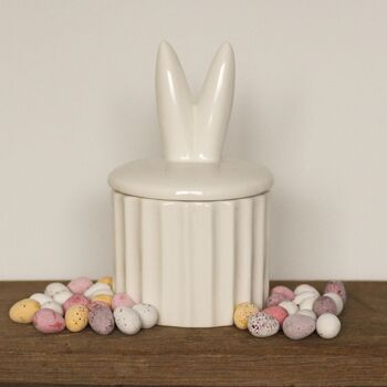 White Bunny Ears Storage Pot, 5 of 5