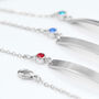 Personalised Silver Plated Birthstone Crystal Bracelet, thumbnail 7 of 12