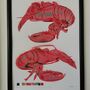 'Common Lobster' Original Signed Painting, thumbnail 3 of 10