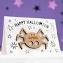 Personalised Spider Finger Puppet And Colour In Card, thumbnail 2 of 7