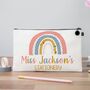 Rainbow Teachers Pencil Case, thumbnail 1 of 4