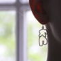 Athena Recycled Silver Earrings, thumbnail 5 of 6