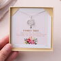 Sterling Silver Family Tree Necklace, thumbnail 3 of 3