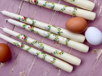 Hand Painted Easter Animals Candles, 4 of 6