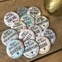 Personalised Floral Vintage Hen Night Badges, thumbnail 3 of 4