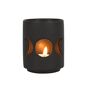 Black Triple Moon Cut Out Tealight Holder, thumbnail 2 of 4
