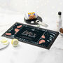 Personalised Blooming Gin Bar Mat, thumbnail 4 of 5