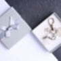18th Birthday Lucky Sixpence Charm Keyring, thumbnail 2 of 3