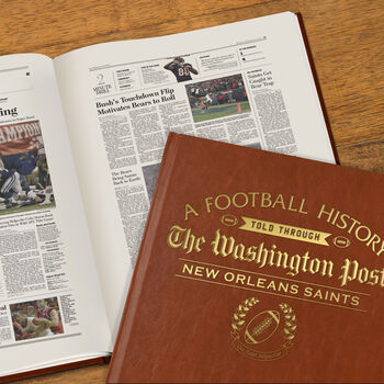 New Orleans Saints Personalised Newspaper Book, 4 of 12