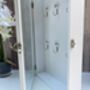 White Wooden Key Box Numbered Wall Hanging Key Holder, thumbnail 7 of 9