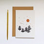 Christmas Forest Greetings Card, thumbnail 2 of 4