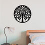 Round Abstract Tree Wooden Wall Art Modern Decor, thumbnail 7 of 10