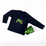 Percy The Vintage Tractor Long Sleeved T Shirt, thumbnail 1 of 2