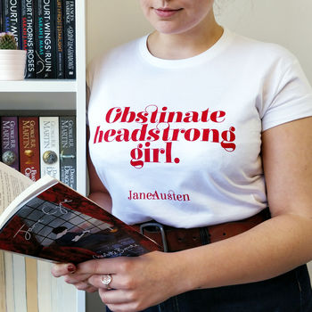 Obstinate Headstrong Girl Feminist T Shirt, 2 of 2