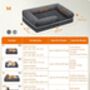 Dog Bed With Sides Removable Washable Cover Dog Sofa, thumbnail 10 of 12