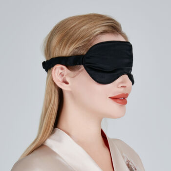 Silk Eye Mask Black, 3 of 6