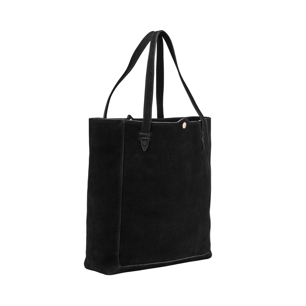 Personalised Quality Suede Shopper Bag 'Varallo' By Maxwell-Scott