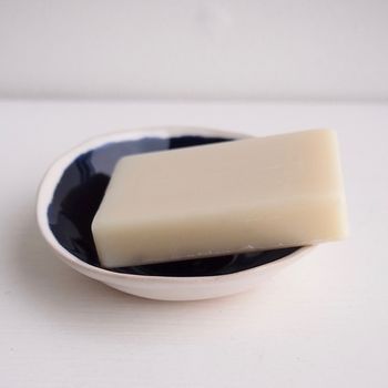 Handmade Navy Blue Ceramic Soap Dish, 6 of 12