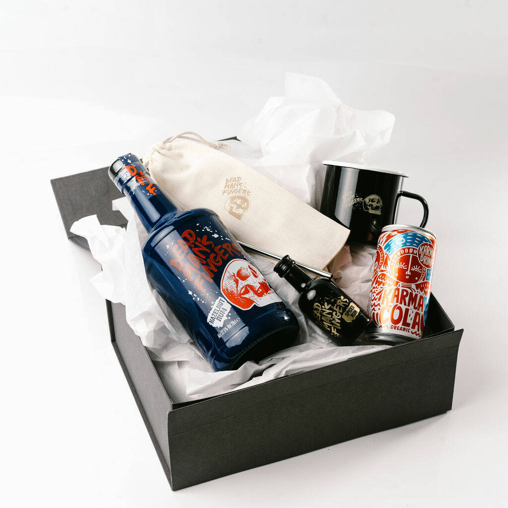 Dead Man's Fingers Rum Lovers Gift Set With Metal Cup By Gift Warehouse