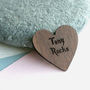 Personalised Wood Engraved Love Heart Plectrum, thumbnail 1 of 5