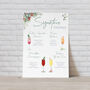 Personalised Christmas Cocktail Poster, thumbnail 1 of 11