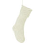 Personalised Cream Luxury Christmas Stocking, thumbnail 2 of 5