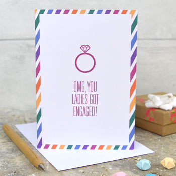 Male Same Sex Engagement Card, 2 of 2