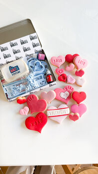 Valentine's Lots Of Love Biscuit Baking And Decorating Kit, 7 of 12