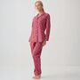 Women's 'Byzantine' Paisley Crisp Cotton Pyjama Set, thumbnail 2 of 4